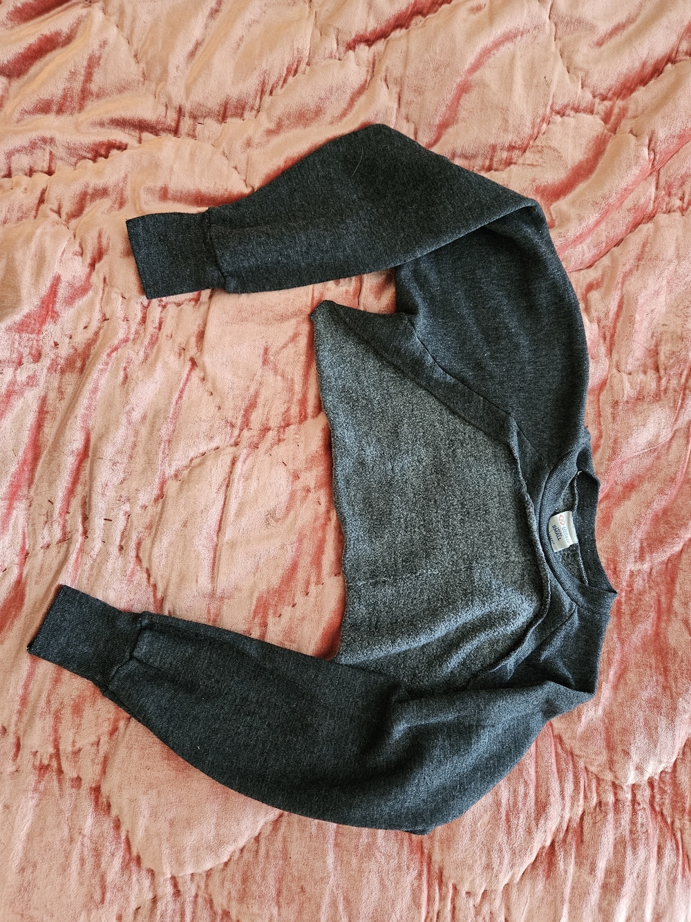 Urban Renewal Charcoal Cropped Sweater Shrug